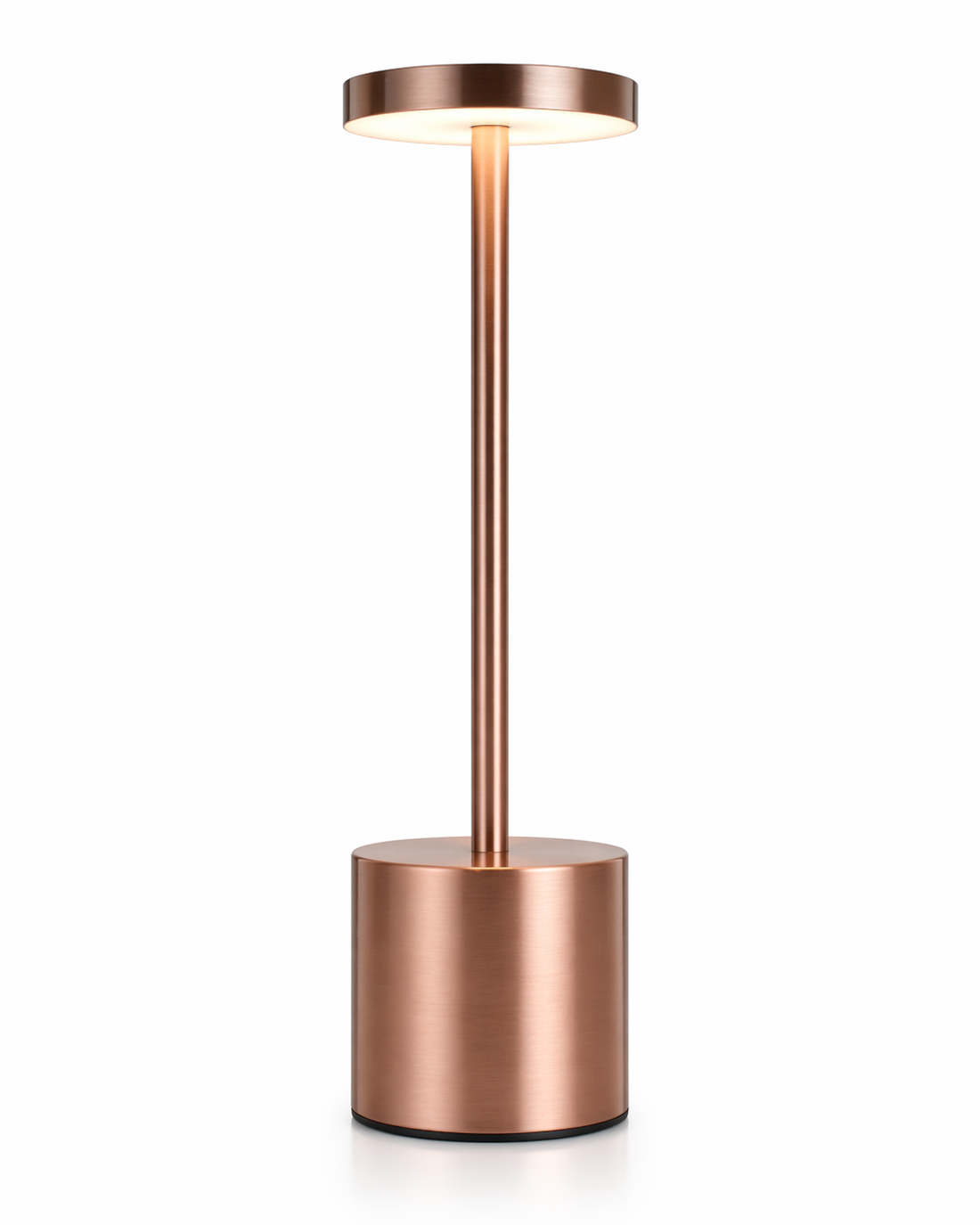 Copper Glow Cordless Table Lamp – Rechargeable LED for Modern Homes