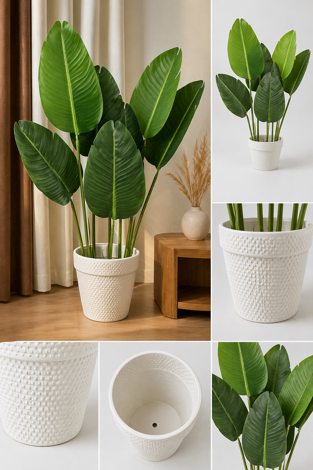 Artificial Bird of Paradise Plant – Lifelike Tropical Indoor Decor